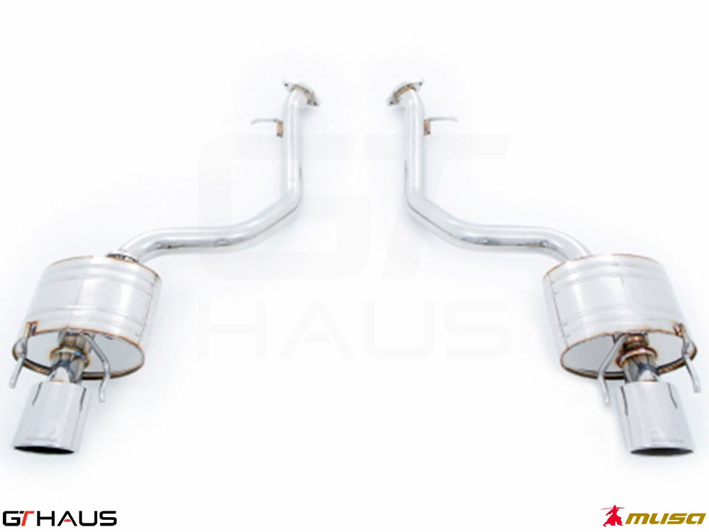 Premium performance exhaust system for Lexus IS 250/350/350 F-Sport AWD, enhancing sound and efficiency.