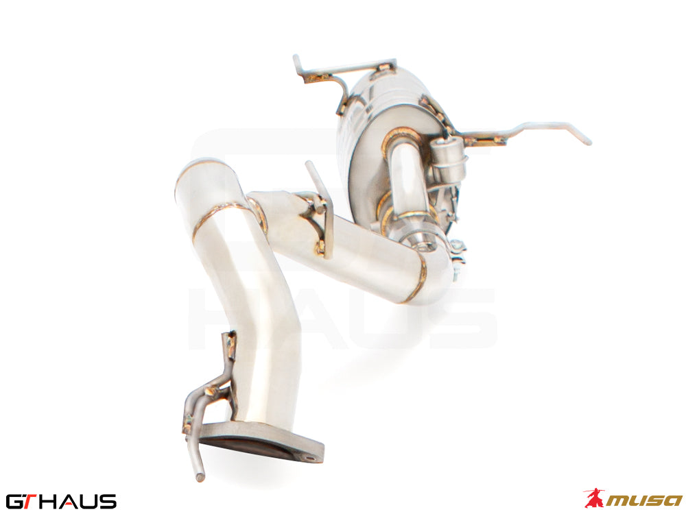 Premium performance exhaust system for Lexus LX600 (2022+), featuring stainless steel construction and advanced design.