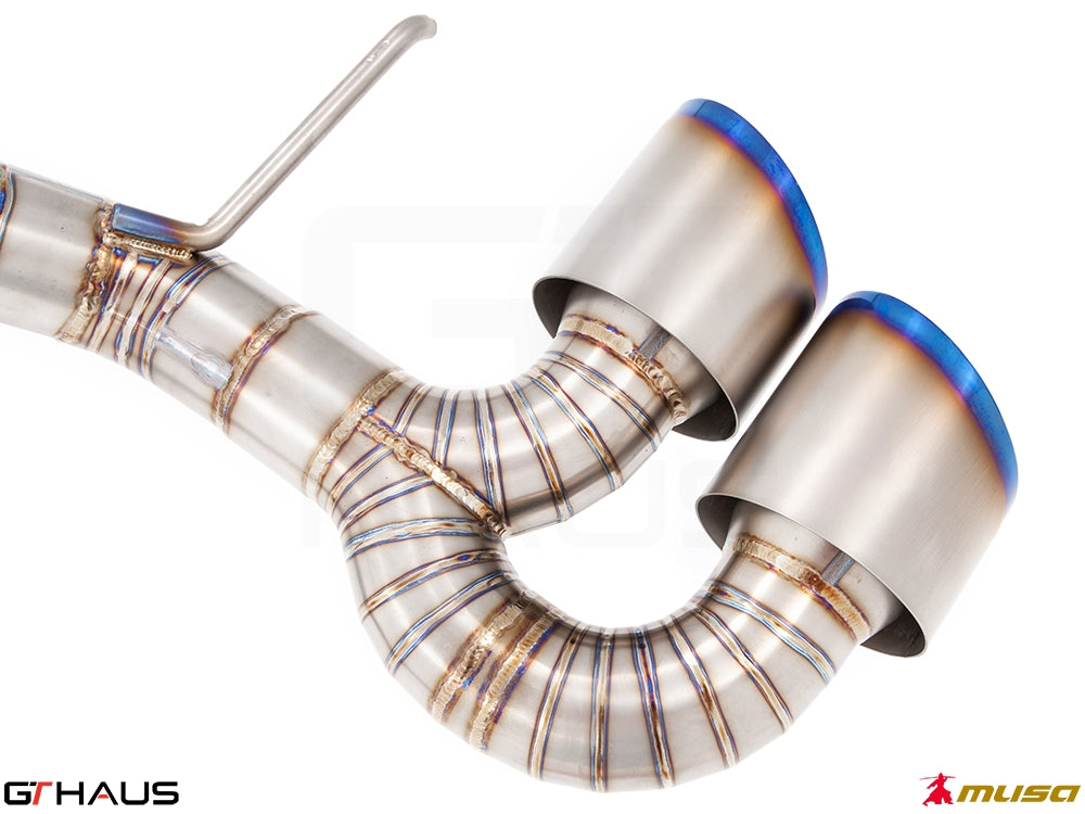 Premium exhaust system for Nissan R35 Skyline GT-R, featuring high-quality stainless steel and precision welding.