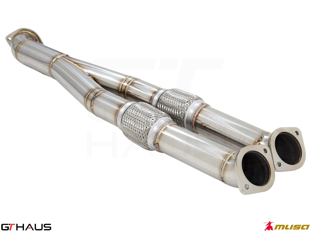 Nissan (R35) Skyline GT-R GTR Straight Pipe Mid Section 3.5 inch - 90mm